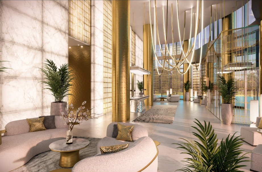 Torre residencial de lujo - diseño exterior