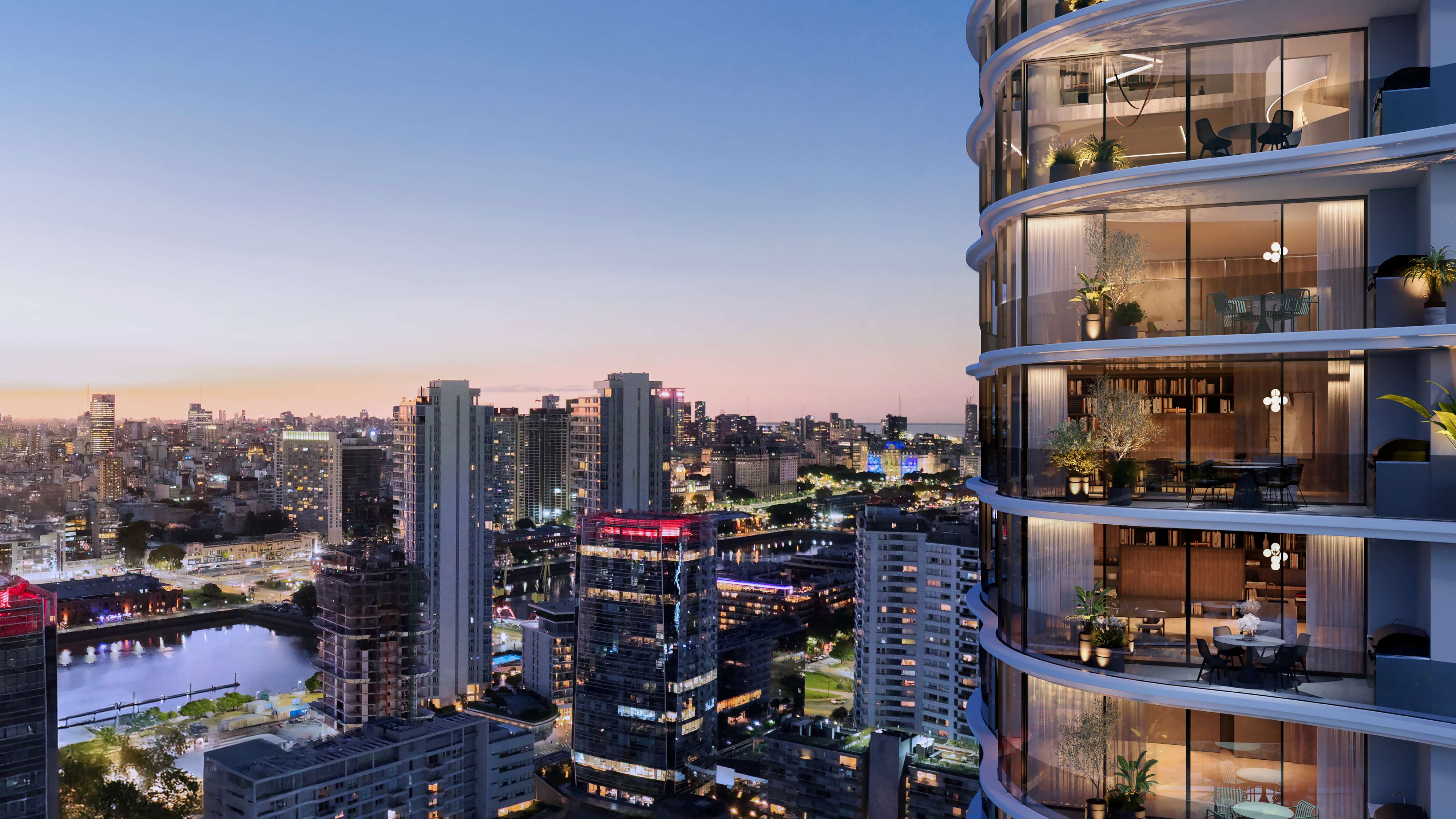 Torre residencial de lujo en Puerto Madero